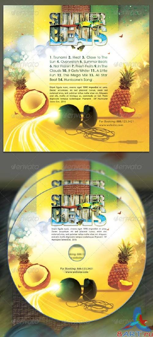 GraphicRiver Summer Beats CD Artwork Template