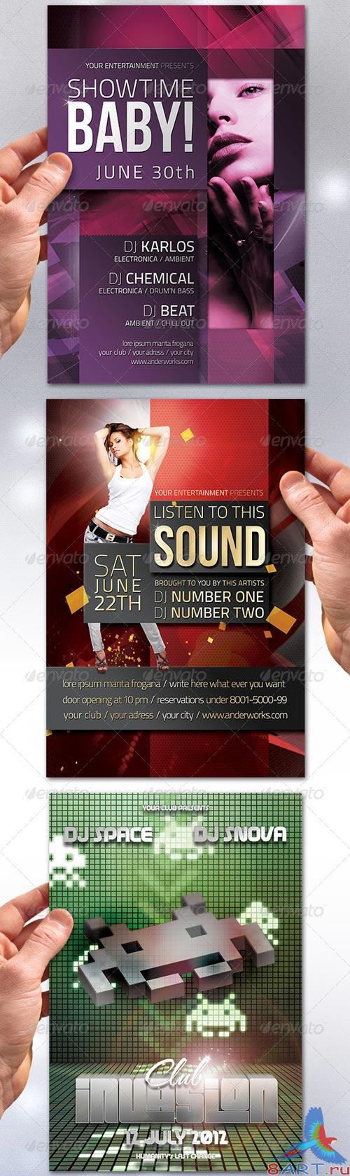 GraphicRiver Music Flyer Bundle No.4