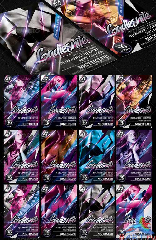 GraphicRiver Ladiesnite Flyer Template GraphicRiver Ladiesnite Flyer Template