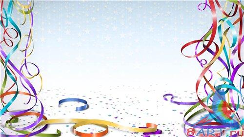 PSD - Colorful Bright Ribbons