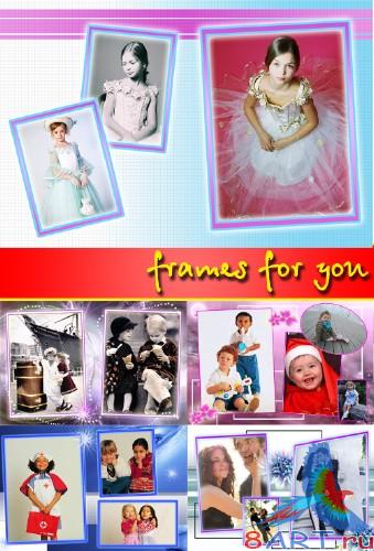 ����� ����� "For You" (6 PSD + 6 PNG)