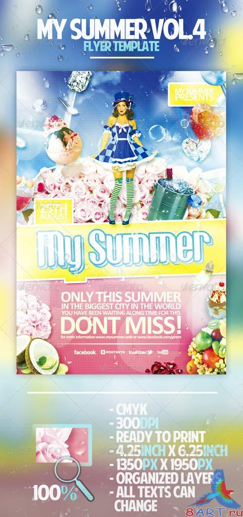 GraphicRiver My Summer Vol.4 Flyer Template