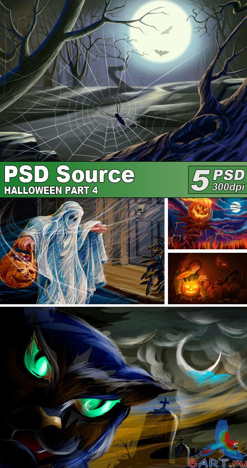 PSD Illustrations - Halloween 4