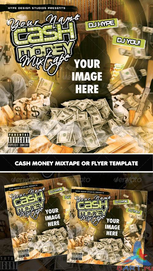 GraphicRiver Cash Money Mixtape or Flyer Template