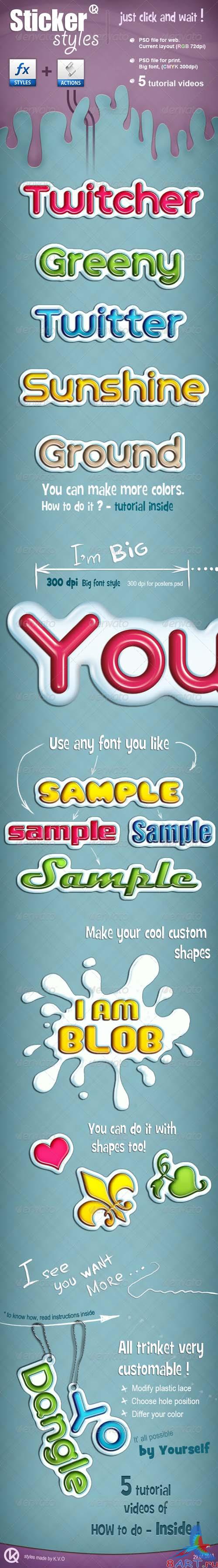 GraphicRiver Sticker Styles