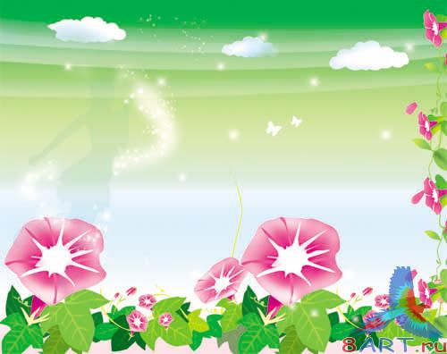 PSD - Pink Petunia Template