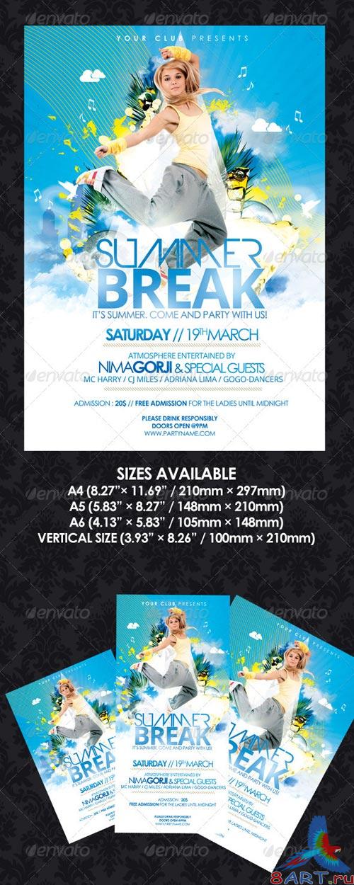 GraphicRiver Summer Break Poster