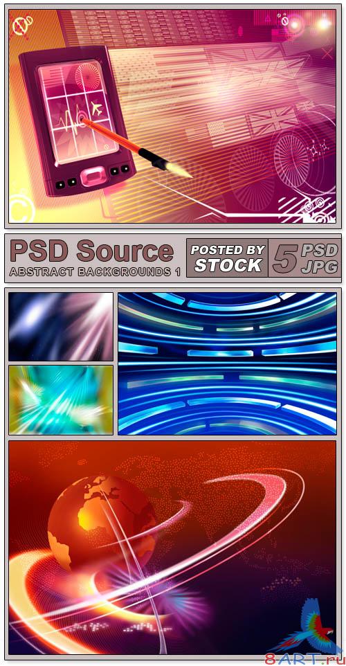 PSD Source - Abstract backgrounds 1