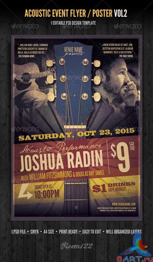 GraphicRiver - Acoustic Event Flyer/Poster Template Vol 2 - 2712810