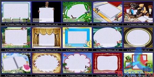 Atmosphere Studio Album Templates - Children vol.6 Atmosphere Studio Album Templates - Children vol.6