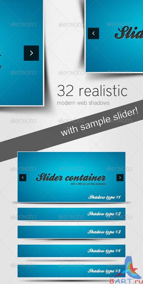 GraphicRiver 32 Realistic Modern Web Shadows GraphicRiver 32 Realistic Modern Web Shadows
