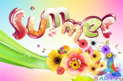 PSD - Vivid Summer Template