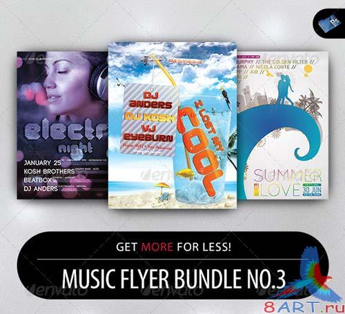 GraphicRiver Music Flyer Bundle No.3