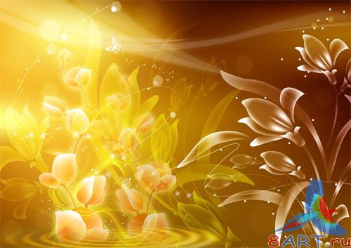 PSD - Floral Style Template PSD - Floral Style Template