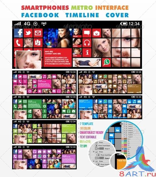 GraphicRiver Smartphones Metro Interface Facebook Timeline GraphicRiver Smartphones Metro Interface Facebook Timeline