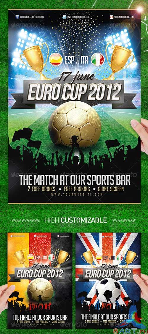 GraphicRiver Euro Soccer Cup 2012 Flyer Template Football
