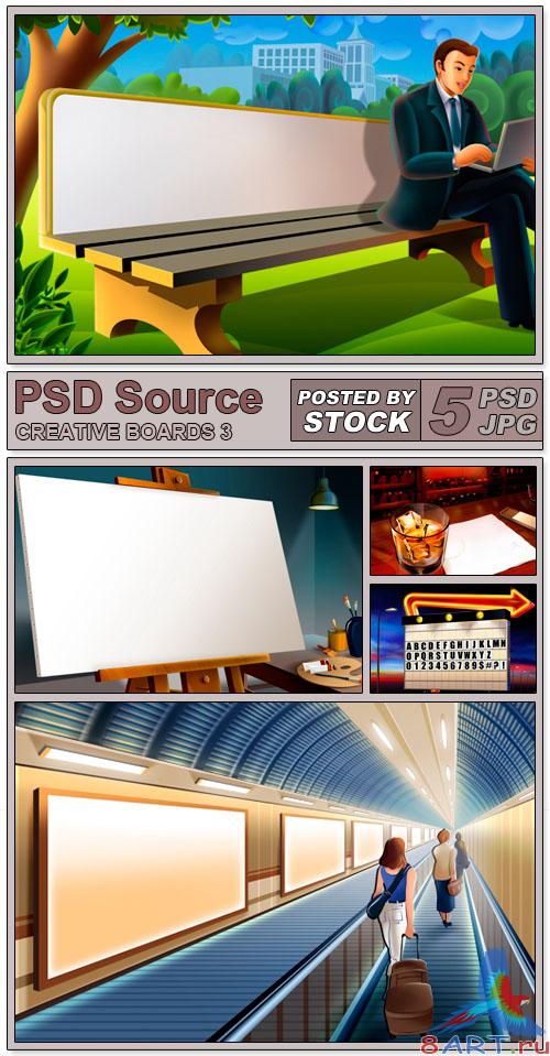 PSD Source - Creative boards 3