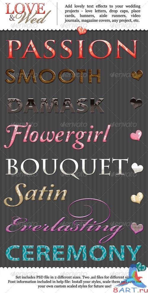 GraphicRiver Love & Wedding Photoshop Styles GraphicRiver Love & Wedding Photoshop Styles