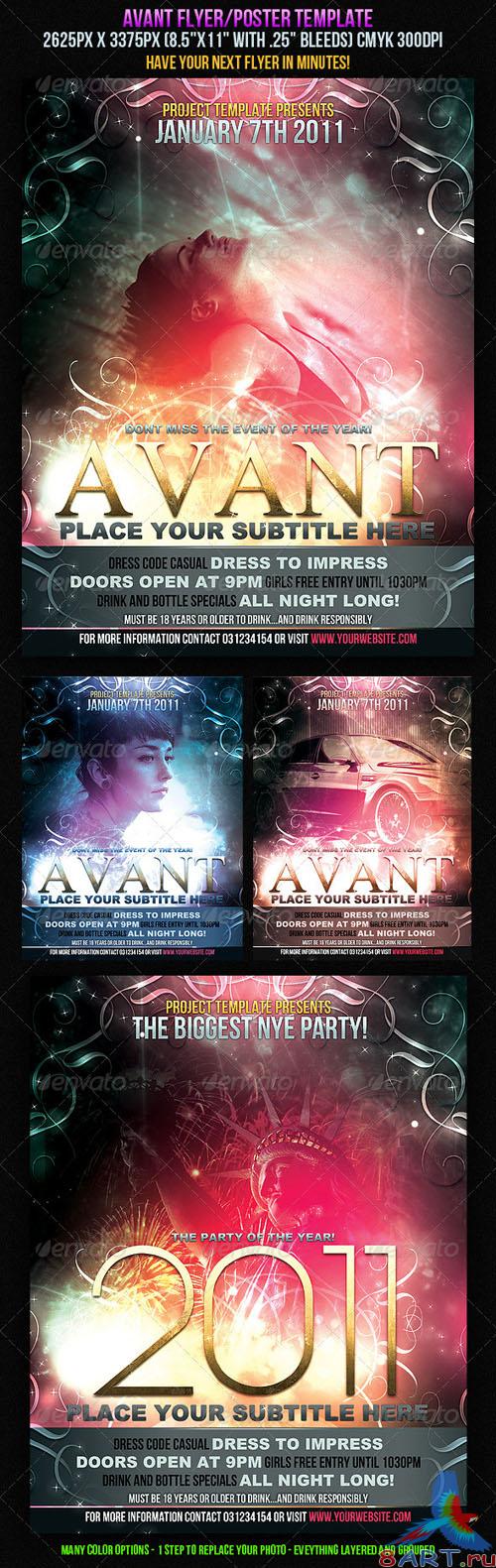 Avant Flyer/Poster Template - GraphicRiver