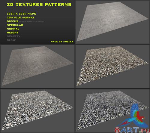 3d textures pack 09 by nobiax