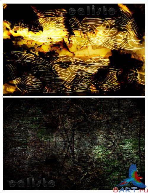 Backgrounds Grunge - Juice Drops