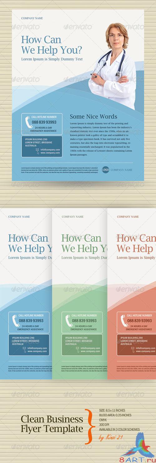 Clean Business Flyer Template � GraphicRiver