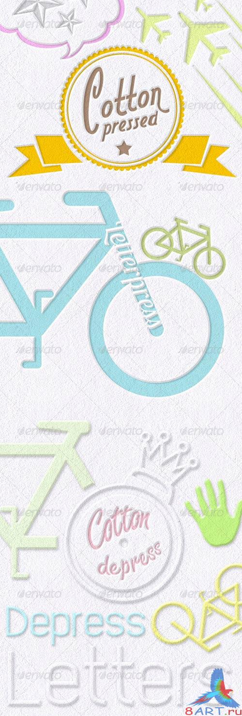GraphicRiver Cotton Pressed Styles GraphicRiver Cotton Pressed Styles