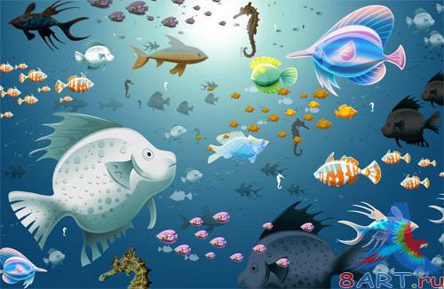 PSD - Underwater World Template