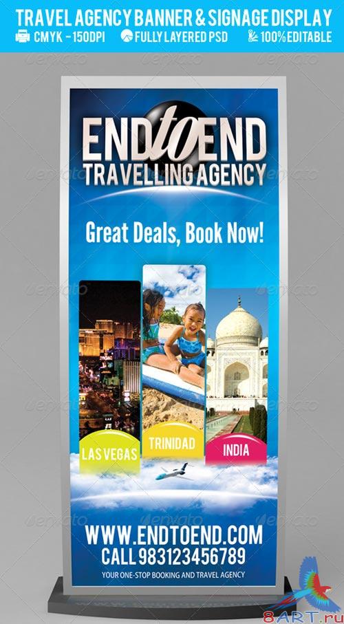 GraphicRiver Travel Agency Banner & Signage Display PSD