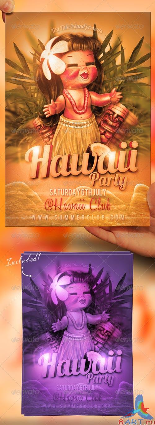 GraphicRiver Hawaii Flyer Template