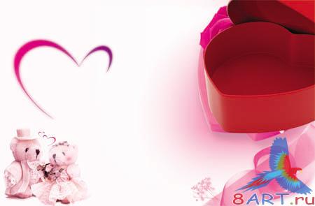 PSD - Light Pink Love Template