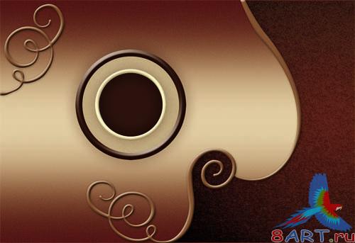 PSD - Brown Stylish Template