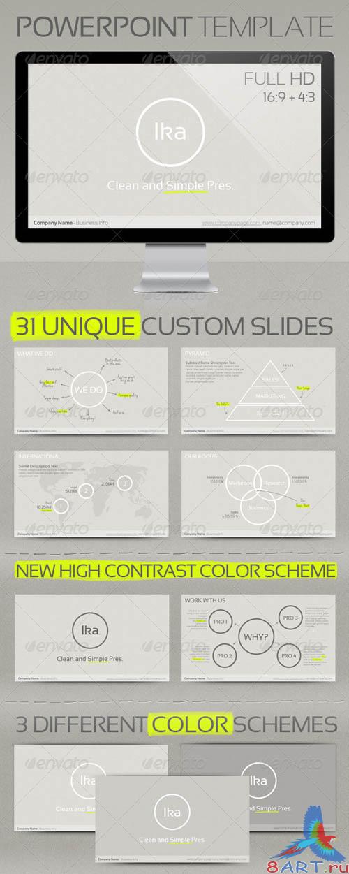 GraphicRiver Ika - Clean and Simple Presenation Template
