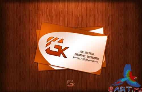 PSD Template - G.K Design Business Card