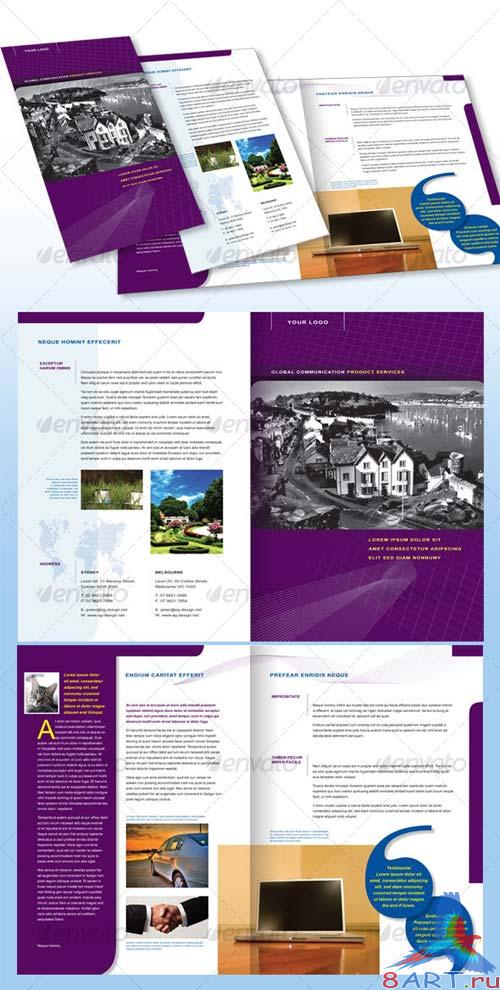 GraphicRiver 4 Page Corporate Brochure A4 GraphicRiver 4 Page Corporate Brochure A4