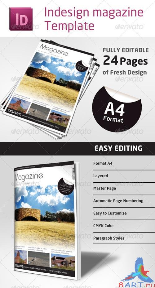 GraphicRiver 24 Pages Magazine Template in A4 Format