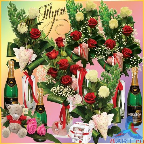 Клипарт - связка для праздничном столе, шампанское играет в течение хрустале Клипарт - запах для праздничном столе, шампанское играет в течение хрустале