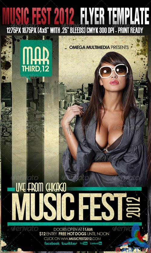 GraphicRiver Music Fest Template