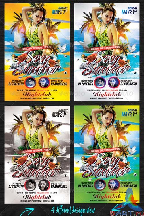 GraphicRiver Sexy Summer Flyer Template