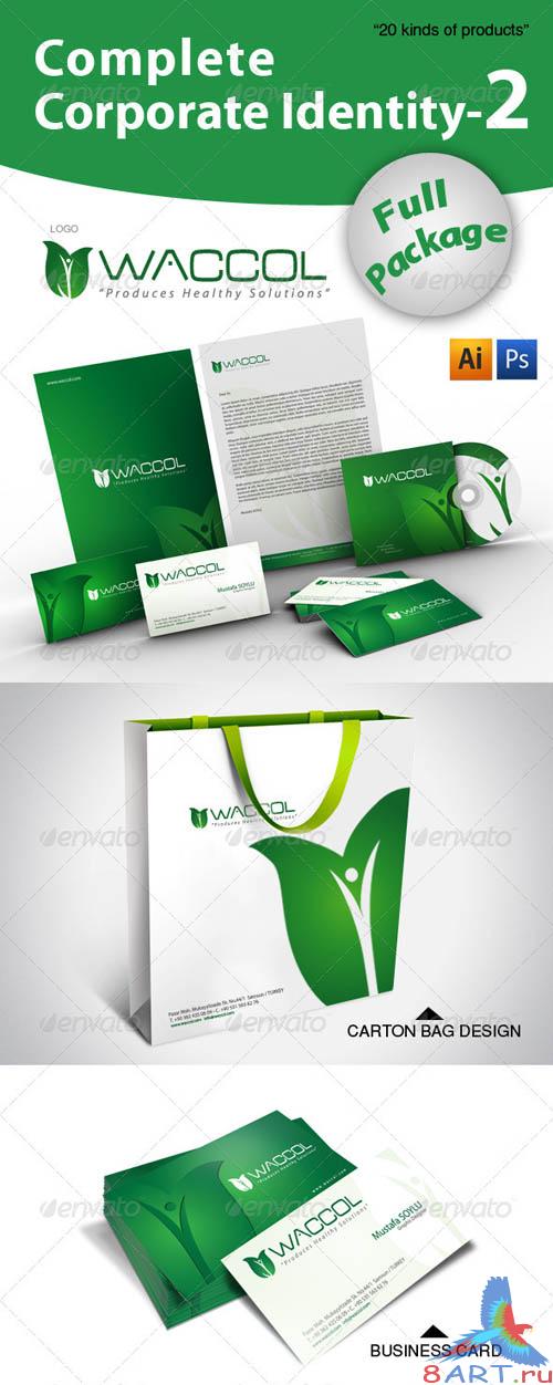 GraphicRiver Complete Corporate Identity-2-Waccol Green