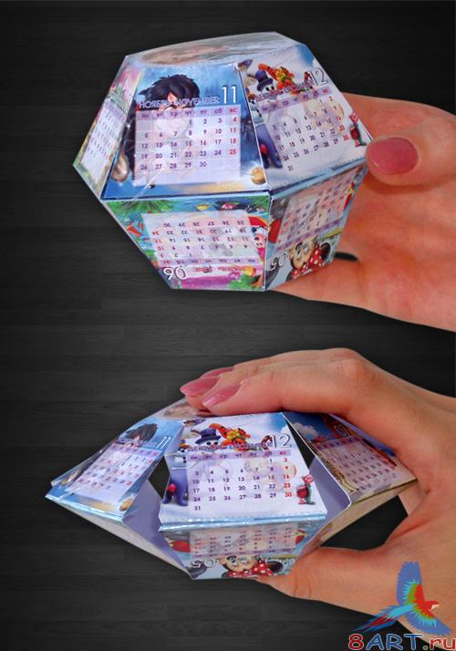 Оригинальных календарь-жабка в 2012 Оригинальных календарь-жабка в 2012