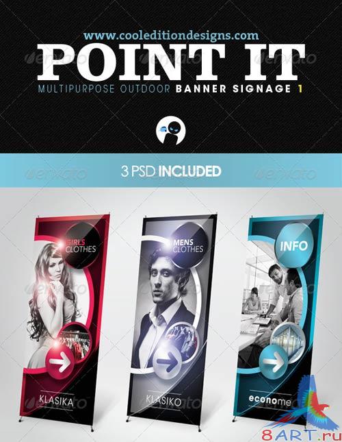 GraphicRiver Point It - Multipurpose Outdoor Banner Signage 1 GraphicRiver Point It - Multipurpose Outdoor Banner Signage 1