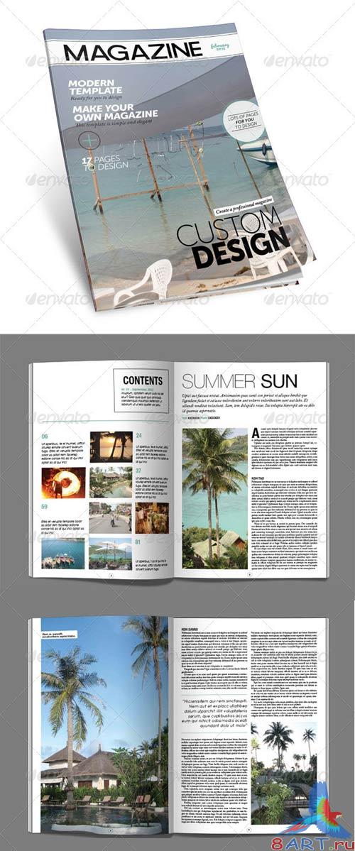 GraphicRiver Blue Monkey Media - Magazine Template
