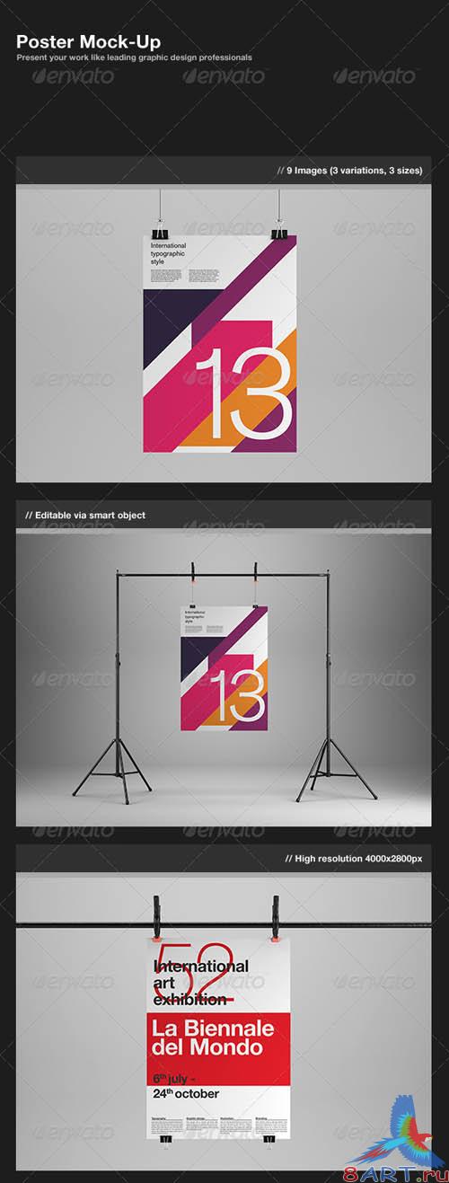 GraphicRiver Poster Mock-Up GraphicRiver Poster Mock-Up