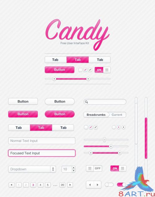 Candy UI Kit - MediaLoot Candy UI Kit - MediaLoot