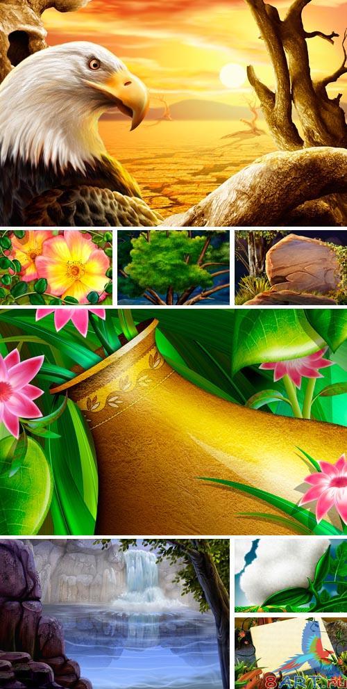 PSD Illustrations - nature 7