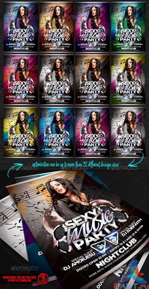GraphicRiver Sexy Music Party Flyer Template