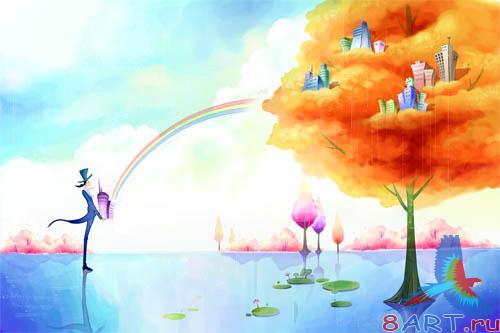 PSD - Bright Style Landscapes