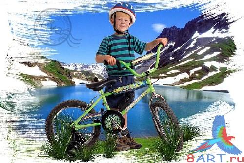 привычка в видах фото - юноша начиная с велосипедом обычай с целью фото - юноша от велосипедом