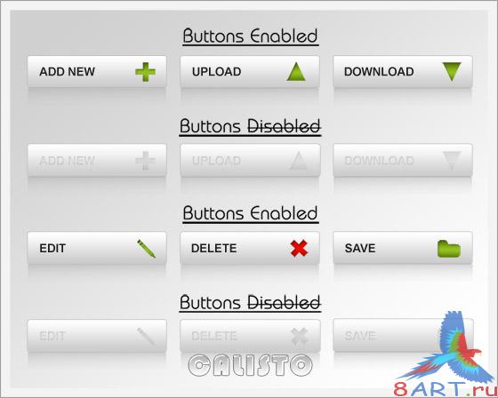 Functional Button Set